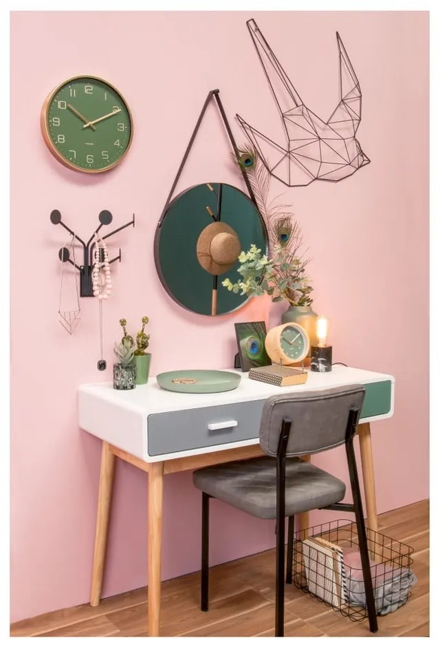 Balanced falitükör fekete kerettel, ø 47 cm - PT LIVING