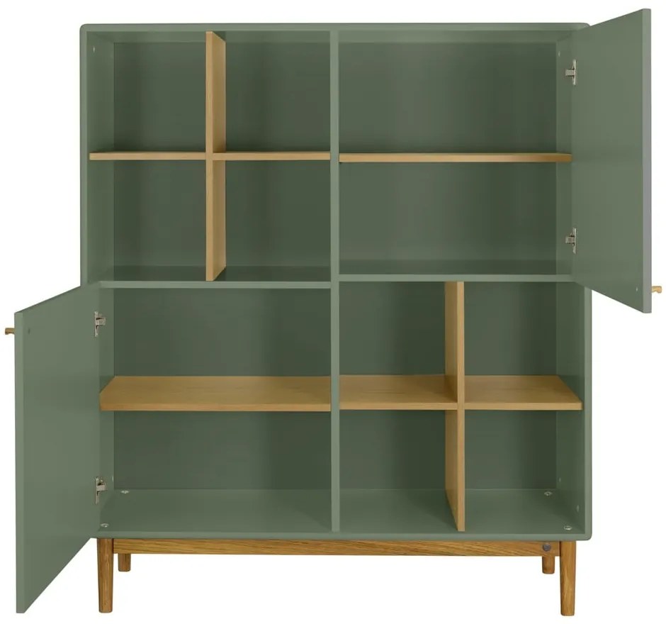 Zöld könyvespolc 118x138 cm Color Living – Tom Tailor