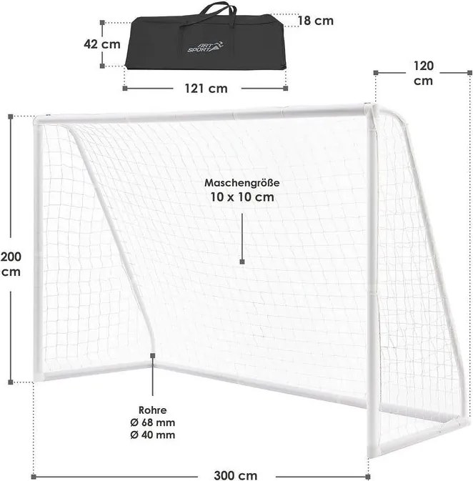 Focikapu klikkrendszerrel 300 × 200 cm