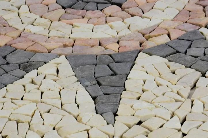 DIVERO  mozaik virág  120 cm x 120 cm