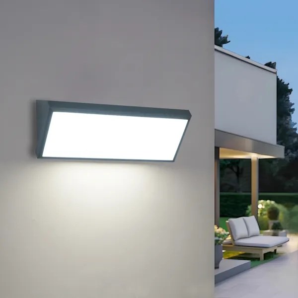 Brilagi - LED kültéri fali lámpatest TRIANGLE LED/42W/230V 3000/4000/6500K antracit IP65
