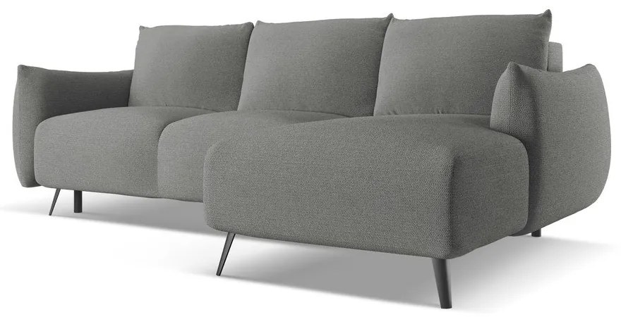 Világosszürke sarokkanapé (jobb oldali) Malie – Makamii