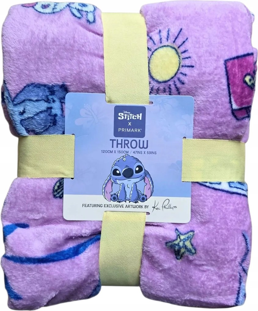 Disney Ágytakaró Takaró Stitch 120x150