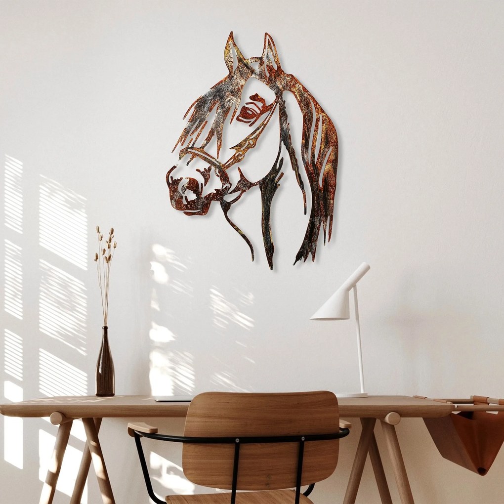 Fém fali dekoráció, Horse - 3