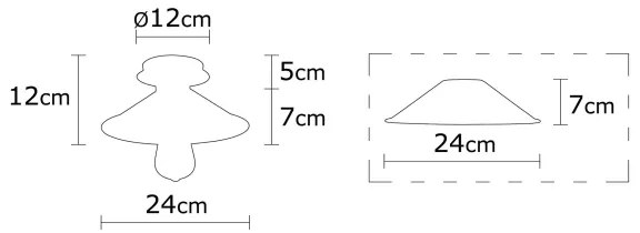 Felületre szerelhető csillár BERCESTE 1xE27/40W/230V