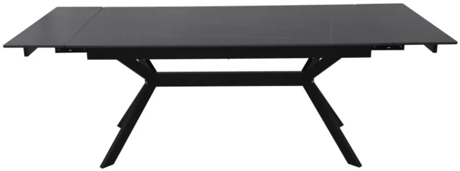 Imperia bővíthető étkezőasztal fekete 180-240 cm