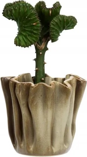 Flowi virágtartó kaspó L, bézs, Madam Stoltz