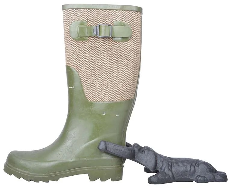 Öntöttvas kutyás csizmalehúzó, fekete