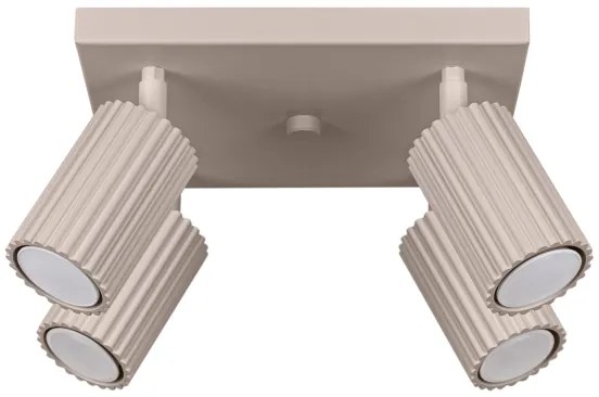 Brilagi - Spotlámpa CRESTO 4xGU10/10W/230V taupe