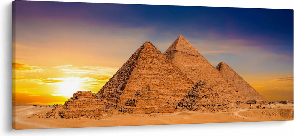 Kép - Egyiptomi piramisok (120x50 cm)