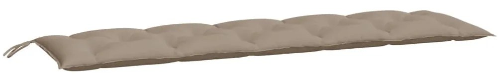 2 db tópszínű oxford szövet kerti padpárna 180 x 50 x 7 cm