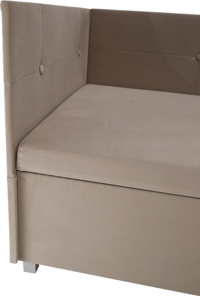 Heverő tárolóhellyel, bézses szürke, AURIA UNI