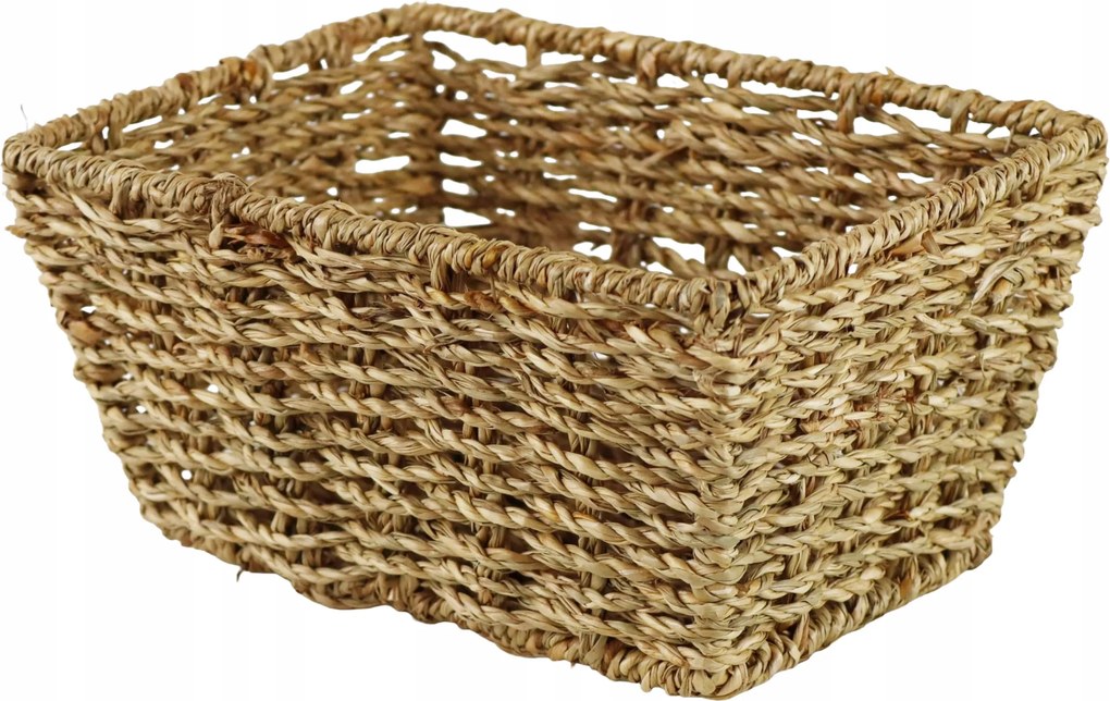 Univerzális kosár tengerifű bézs 21x16x10cm