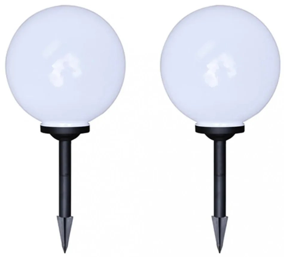 4 db kültéri gyalogjáró LED-lámpa cölöppel 30 cm