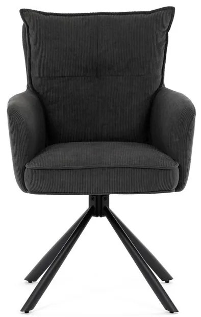 Szürke Kordbársony Étkezőszék. HC-X1128 GREY2