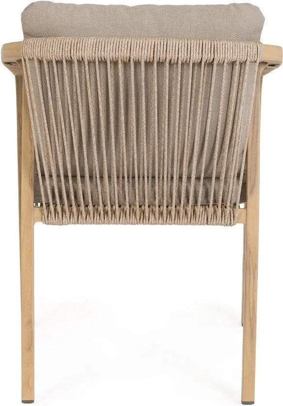 Natúr színű fém kerti szék Kalimera – Bizzotto