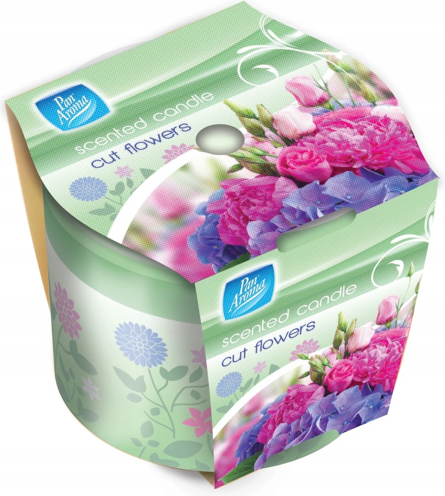 Illatgyertya 200g Vágott virágok Pan Aroma