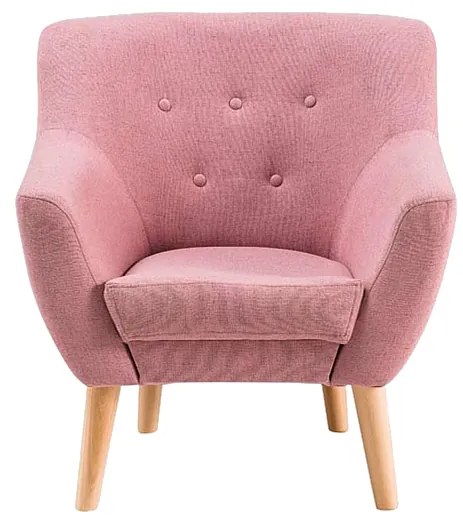 EAST 1 kárpitozott fotel, 90x76x55, rózsaszín, cablo 12