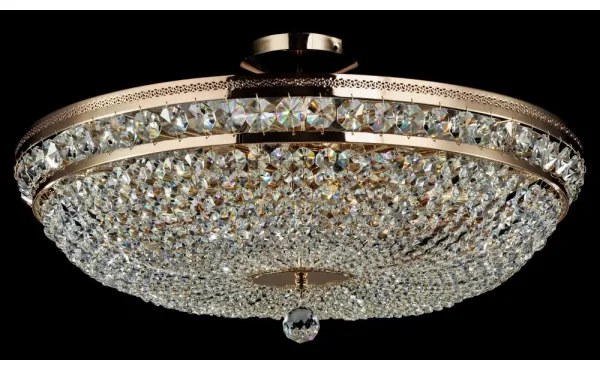 Maytoni DIA700-CL-12-G - Mennyezeti lámpa OTTILIA 12xE14/60W/230V