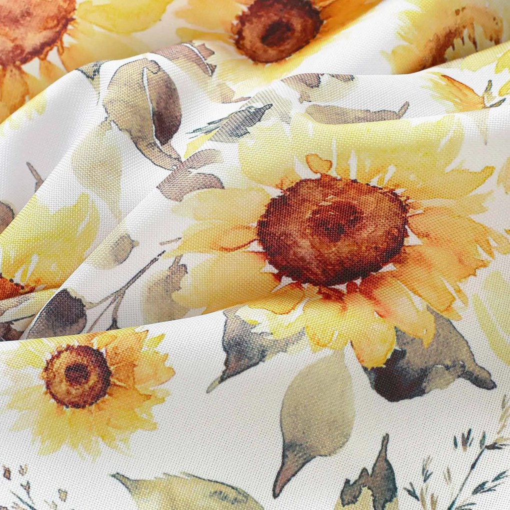 Goldea dekoratív párnahuzat - napraforgó virágok 50 x 50 cm