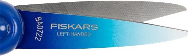 Olló, iskolai, 15 cm, balkezes, FISKARS, ombré kék (IF1067854)