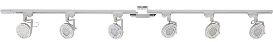 Zuma Line 3054 - Spotlámpa sínrendszerrel MASTER 6xGU10/10W/230V fehér