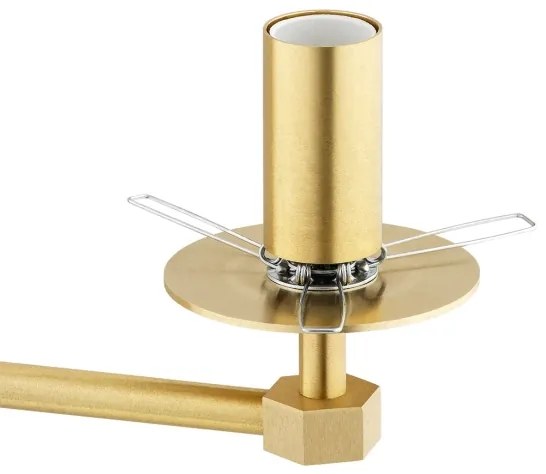 Argon 6310 - Csillár rúdon PALOMA 3xE14/7W/230V arany/fekete