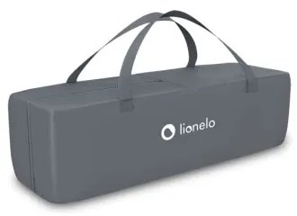 Lionelo - Utazó kiságy STEFI szürke/sárga