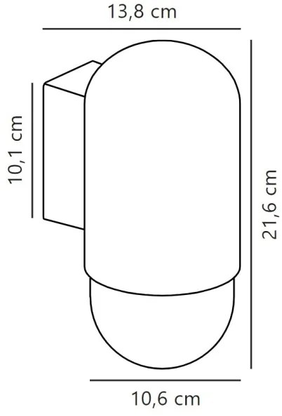 Nordlux - Kültéri fali lámpa HEKA 1xE27/60W/230V IP54 bézs