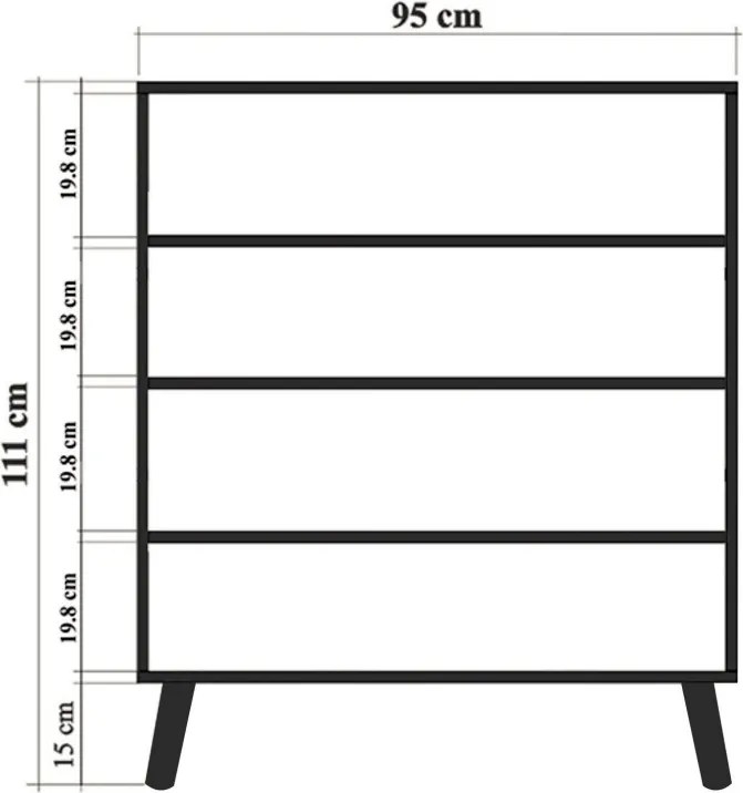 Multilüx konyhaszekrény, 95 cm – TR869VEL4517