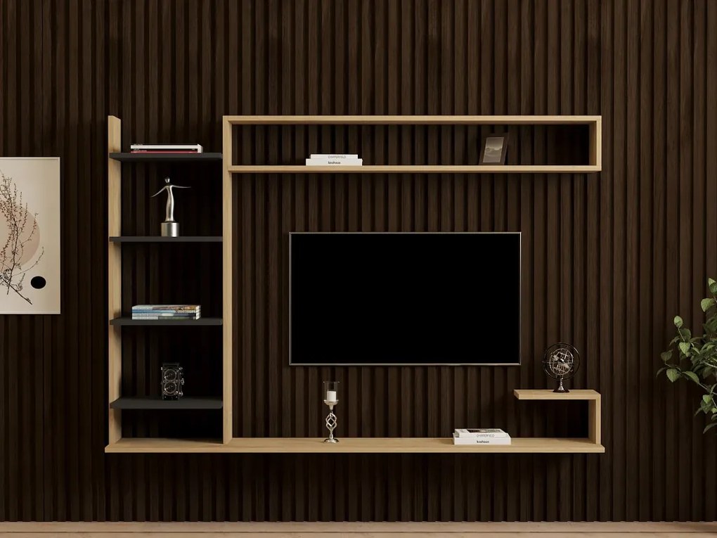 Noble TV-állvány, antracit, 180 cm