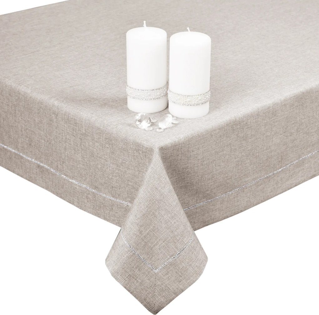 abrosz Panama Lux 110x160 foltálló bézs ezüst