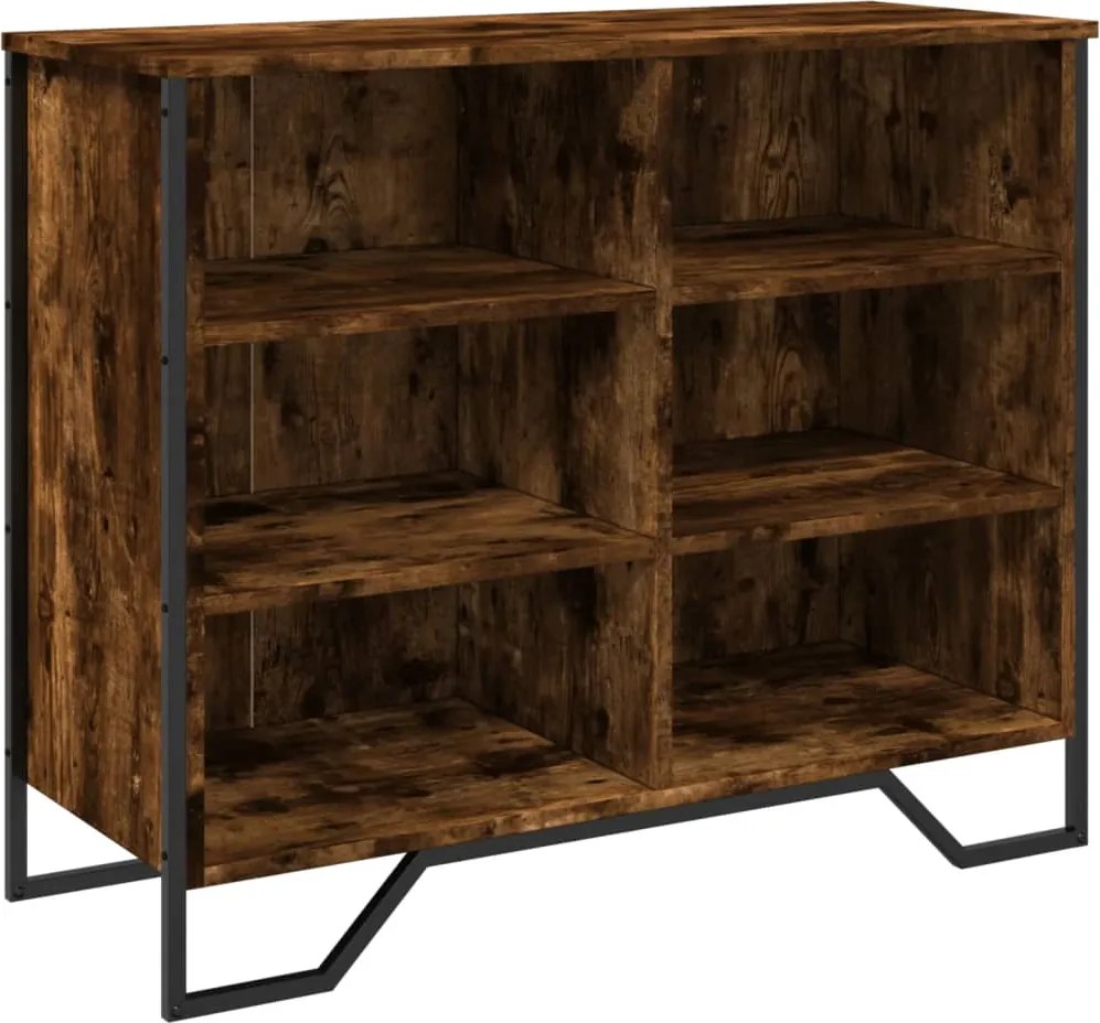 vidaXL sonoma tölgy színű szerelt fa tálalószekrény 91 x 35,5 x 74,5cm