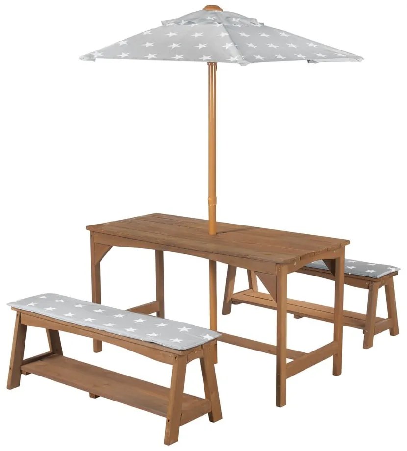 Gyerek kerti bútorszett 4 db-os Outdoor + – Roba