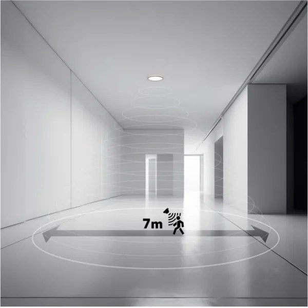 LED fürdőszobai lámpa szenzorral NIVERA LED/32W/230V IP54 Ø42 cm fehér + DO