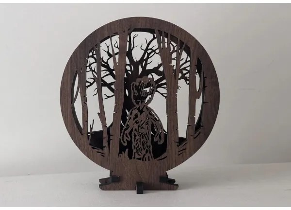 Li-Go 23613/DUB2 - Fényerőszabályozható LED asztali dekoráció LED/12W/230V 20x22 cm tölgy