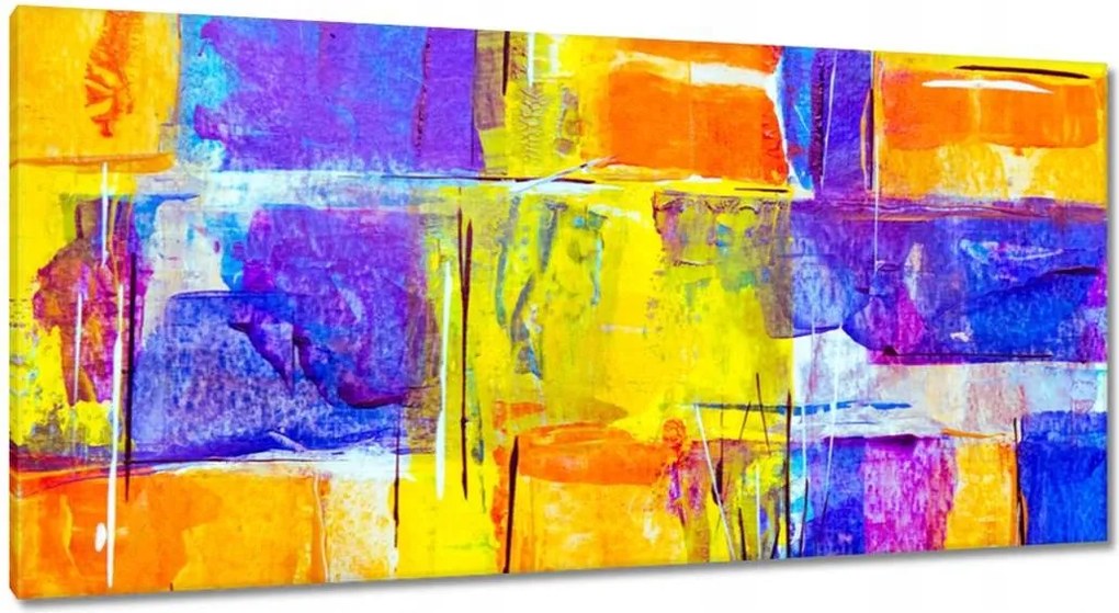 Festmények 115x55 Absztrakt Paradicsommadár