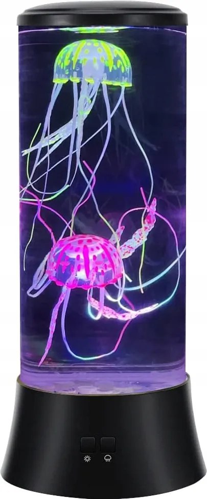 Poyo Asztali Láva Lámpa Medúzákkal Led Akvárium Lámpa Dekoratív