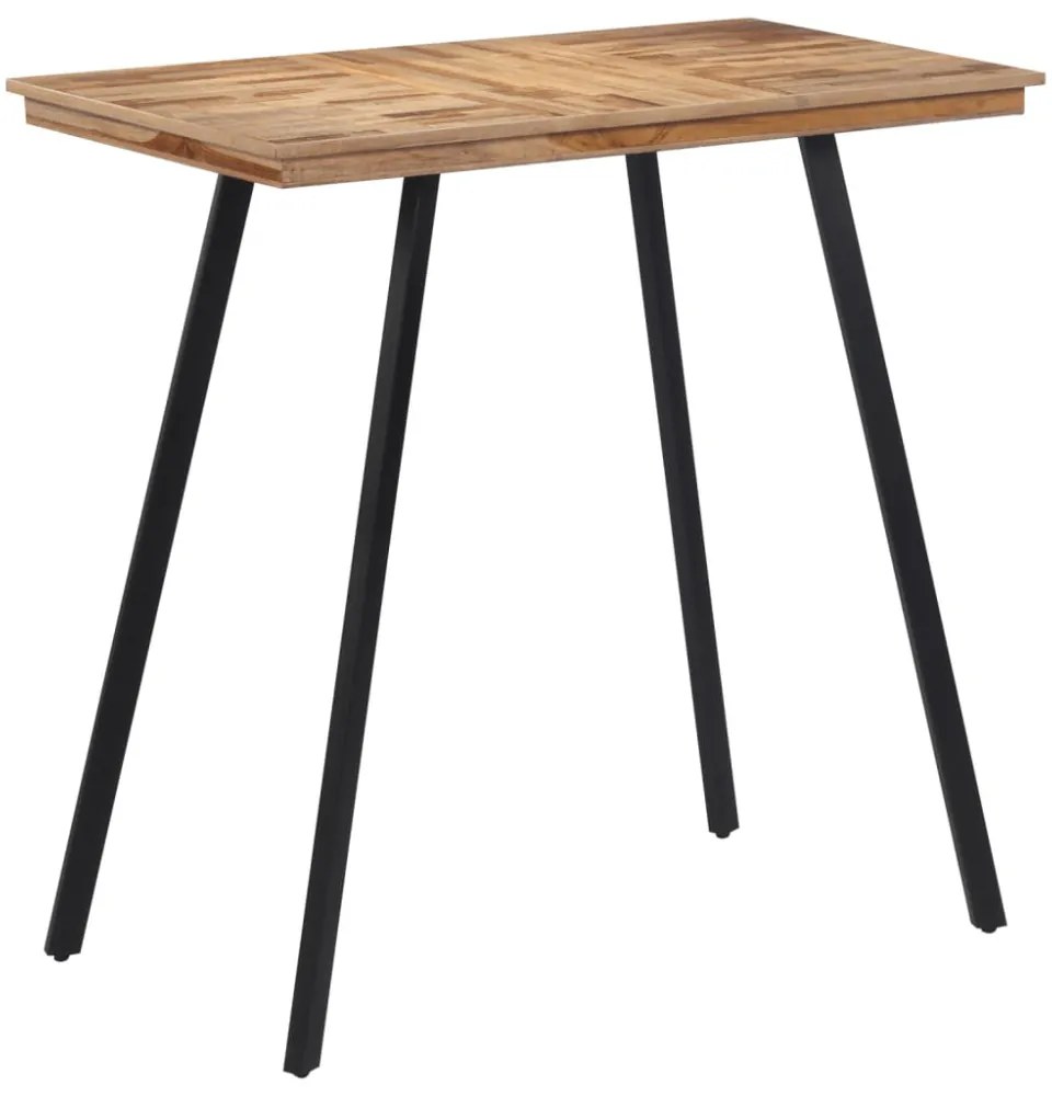 tömör tíkfa bárasztal 110 x 55 x 105 cm