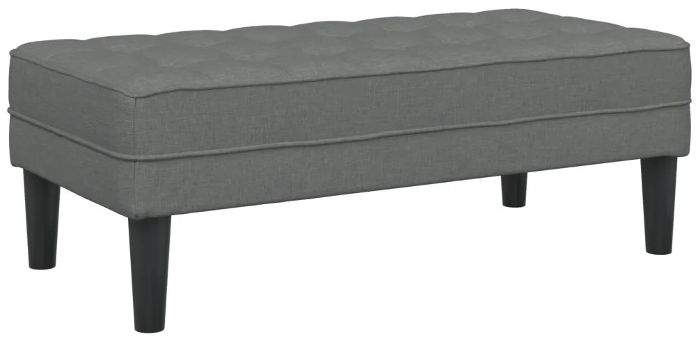 Pad Sötétszürke 113x57x39 cm Szövet