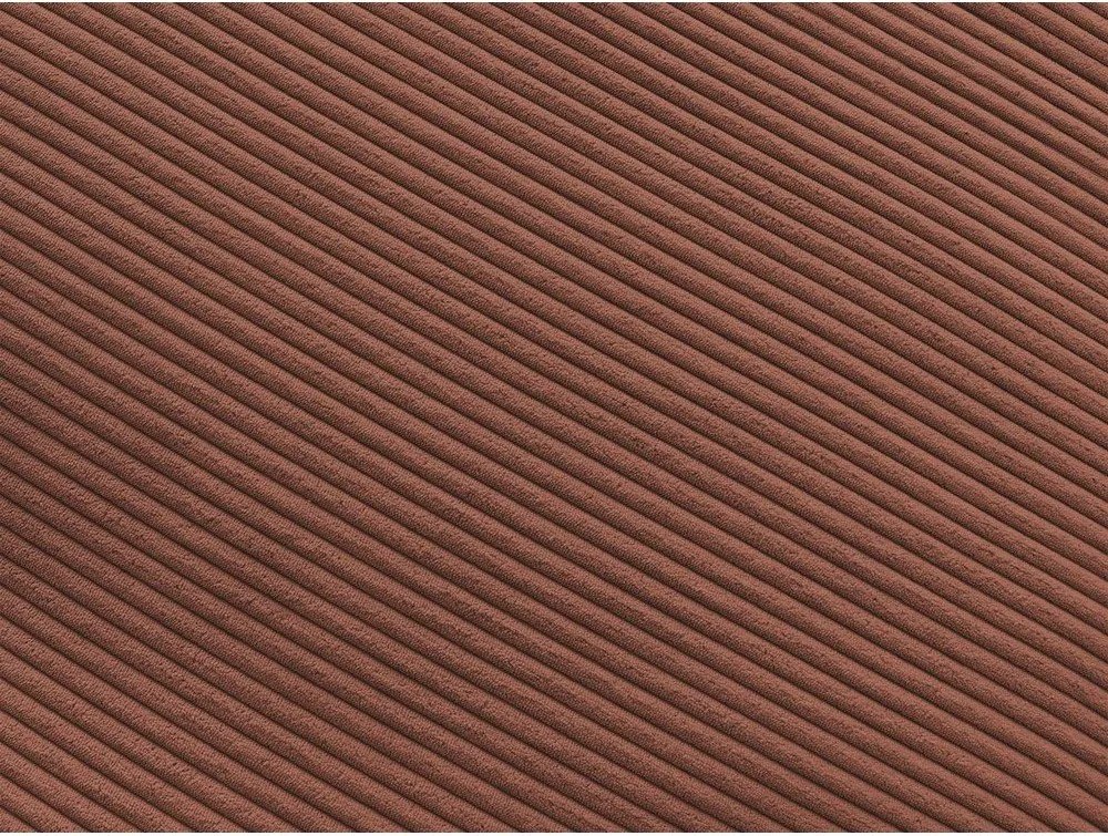 Narancssárga kordbársony kanapé 250 cm Belair – Bobochic Paris