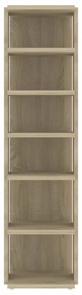 2 db sonoma tölgy színű cipősszekrény 27,5 x 27 x 102 cm