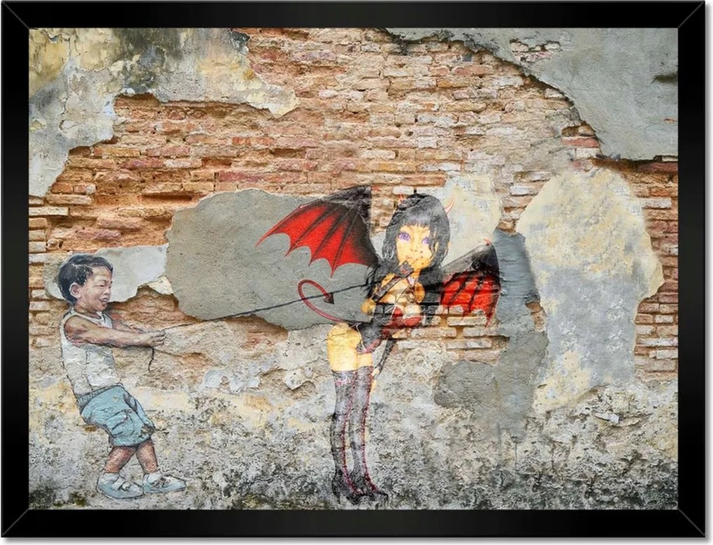 Poszterek keretben 40x30 Graffiti Utcaművészet