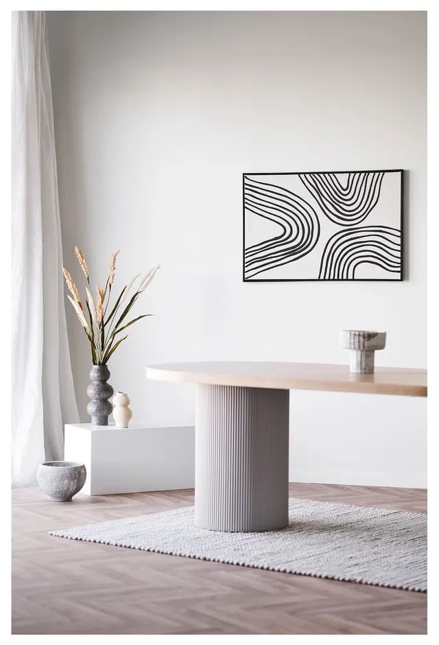 Bézs kerámia váza (magasság 19,5 cm) Rona – House Nordic