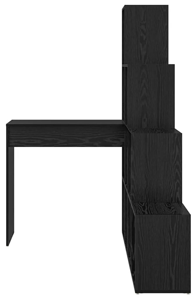 Sarokíróasztal Musta tammi 101,5 x 149,5 x 149,5 cm Faanyag