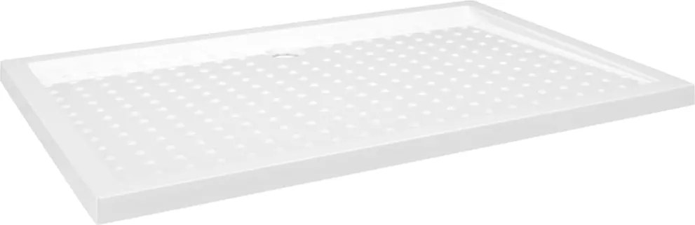 vidaXL fehér pettyes ABS zuhanytálca 80 x 120 x 4 cm