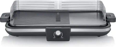 Severin PG 8564 - Asztali elektromos grillsütő 2300W/230V 50x30 cm fekete