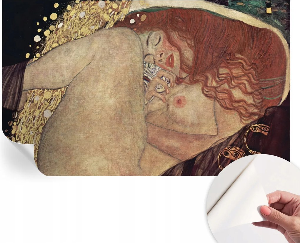 Öntapadós tapéta Divatos 3D fali ragasztóval Érzéki akt 416x254 cm