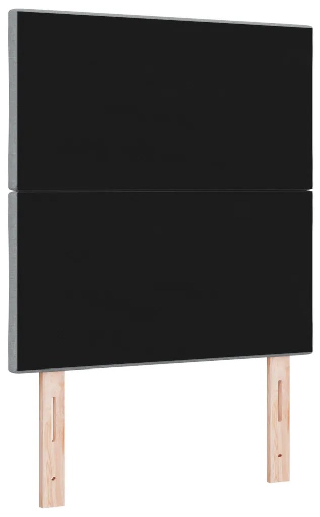 LED Fejtámla Gyémánt Blokkok Dizájn Világosszürke 80 cm Kárpitos