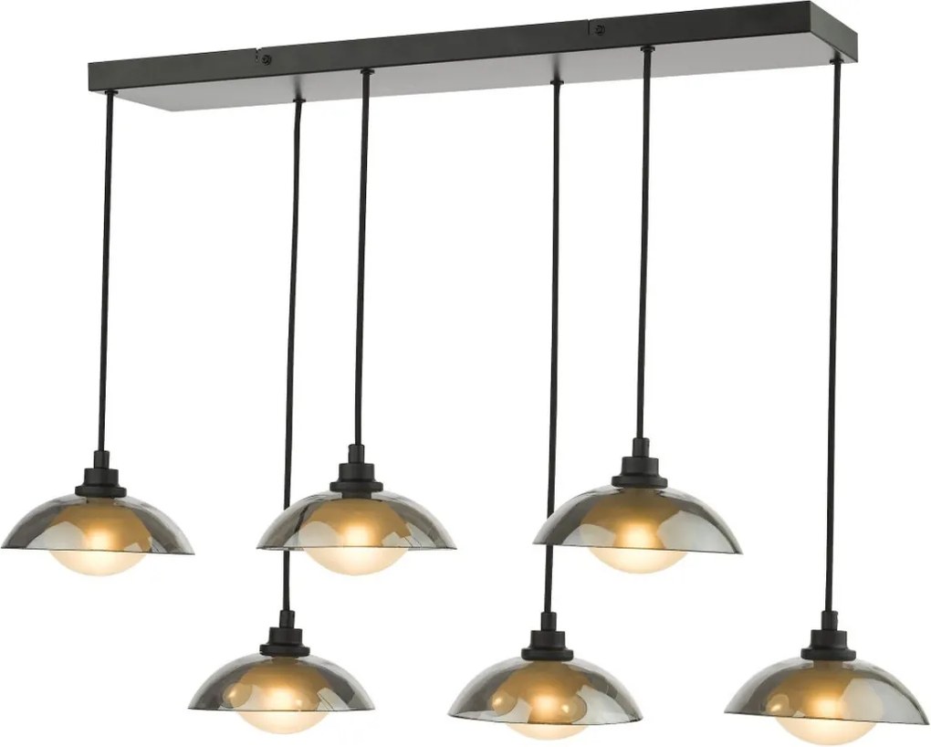 Dar Lighting Kadience KAD6422 Függőlámpa 6x5w/G9 ip20